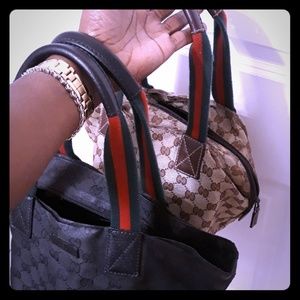 2 Authentic Gucci Handbags from Saks